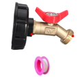 thumbnail image 3 of jinwen Raccords de Bac IBC Pratiques 60 mm Polyvalents Adaptateur de Réservoir d'Eau 275 330 Gallons 3 Pcs, 3 of 9