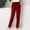 Wine, variant on yardsong Women's High Waisted Tummy Control Dress Pants - Stretchy Elastic Waist Loose Fit Work Casual Pants with Pockets Dark Gray,XL