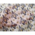 thumbnail image 4 of oneOone Silk Tabby Fabric Diamond & Swirl Ikat Printed Craft Fabric BTY 42 Inch Wide, 4 of 4