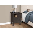 thumbnail image 3 of Monarch Specialties Accent Table, Side, End, Nightstand, Lamp, Storage, Living Room, Bedroom, Brown Laminate, Transitional, 3 of 4