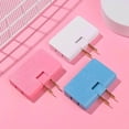 thumbnail image 4 of 3 Way Rotatable Socket Converter - Foldable, 2 Prong, 2500W, High Conductivity, Space-saving, 4 of 5