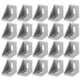 thumbnail image 2 of Right Angle Fittings, Corner Bracket 20Pcs Aluminum  for  Connection, 2 of 8