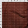 thumbnail image 3 of oneOone Cotton Silk Fabric Leaves & Swirl Block Decor Fabric Printed BTY 42 Inch Wide, 3 of 4