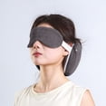 thumbnail image 4 of Fufafayo U Shaped Pillow With Eye Mask, 2 In Travel Neck Pillow For Sleeping, Memory Foam Sleep Support For Office Nap, Airplane Car Home Use, Shade Sleep Mask, 4 of 6