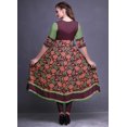 thumbnail image 4 of Bimba Kurti Longue Imprimée pour Femmes Robe Anarkali Indienne Haut Tunique Décontracté, 4 of 5