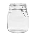 thumbnail image 1 of Mainstays Kitchen Food Storage 38-Ounce Clear Glass Lock Lid Jar, 1 of 5