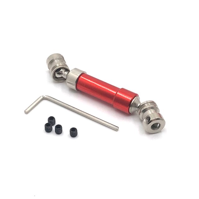 QualitChoice Rear Drive Shaft 1:12 Crawler Parts Replacement for Wltoys 12423 12428 12429 Red 1Set