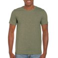 thumbnail image 1 of Gildan Mens Softstyle T-Shirt, M, Heather Military Green, 1 of 2