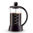 thumbnail image 1 of Easyworkz Eclipse French Press 12 oz Coffee Tea Maker with Borosilicate Glass, 1 of 8
