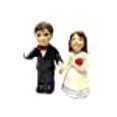 thumbnail image 3 of Pacific Trading Bride and Groom Red Rose Magnetic Salt and Pepper Shakers, 3 of 6