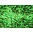 thumbnail image 1 of Ahgly Company Tapis d'Aire Rectangulaire Transitionnel Vert pour Intérieur, Lavable à la Machine, 7 Pieds x 9 Pieds, 1 of 7