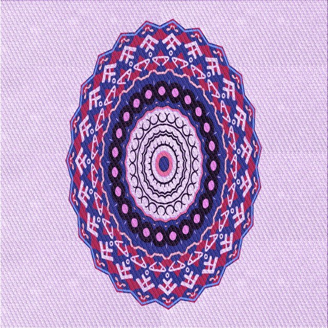 Ahgly Company Machine Washable Indoor Square Transitional Purple Flower Purple Area Rugs, 5' Square