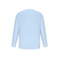 thumbnail image 4 of xiaxaixu Menacute;s Spring Summer Casual T Shirt Solid Color Long Sleeve V Neck Shirts Loose Fit Tops, 4 of 5