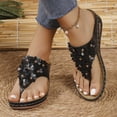thumbnail image 1 of Cameland Women's New Summer Floral Wedge Flip-flops, 1 of 8