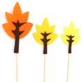 thumbnail image 1 of Coxeer Cake Topper Set Felt Plant Cute Cake Pick Cupcake Decoration Stick for Birthday, 1 of 10