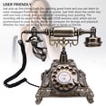 thumbnail image 3 of Audio Guest Book Phone, 32G Capacity Vintage Retro Voice Message Recorder for Wedding Birthday Party Anniversary with USB Charging, 3 of 7