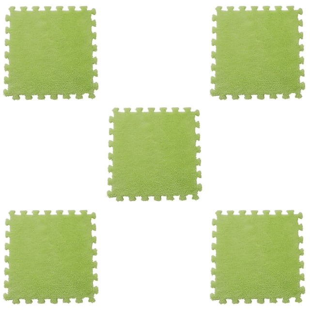 Xihbxyly 5PCS 11.81Inch Puzzle Polyester Velvet Carpet Lighting Deal