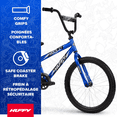 thumbnail image 3 of Vélo pour enfants Huffy Rock It 20 po, convient aux cyclistes de 44 à 56 po, bleu, garçons, 3 of 14