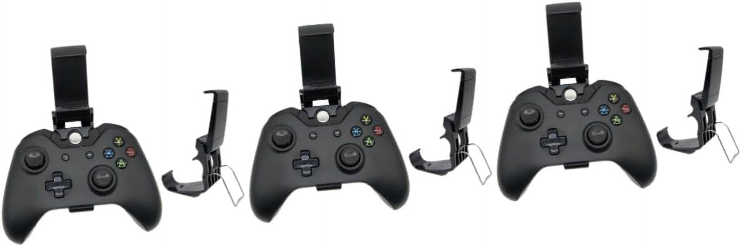 Wekity 6 Pcs Support pour Manette Noir Support de Téléphone pour Manette Porte-Clés Support de Téléphone Ergonomique pour Manette Support de Manette Solide Support de Téléphone pour Manette Pince Ajustable-0619