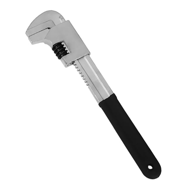 Forged Steel Monkey Wrench Spanner F-Shaped Adjustable Wrench Tool 11 inch