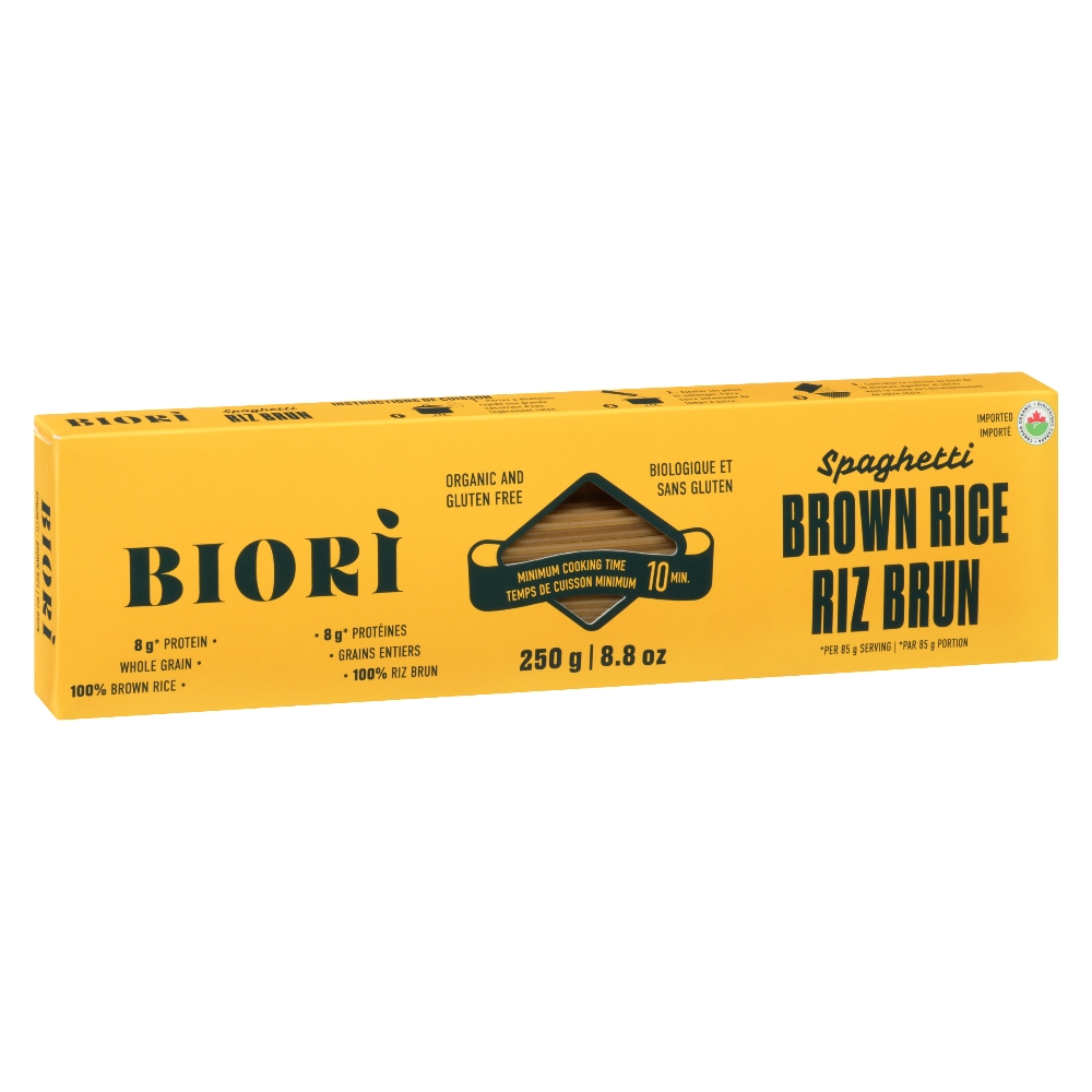 Spaghetti de riz complet Biori 100 % bio sans gluten, 250 g