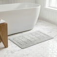 thumbnail image 2 of Martha Stewart Everyday 100% Cotton Tufted Reversible Bath Rug Grey, 20" x 34", 2 of 6