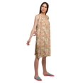 thumbnail image 3 of Moomaya Cotton A-Line Sleepwear For Ladies Round Neck Button Placket Nightdress, 3 of 6