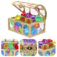 thumbnail image 2 of Miangastore 1 Set Colorful Plastic Diamonds Gems Fake Gem Jewels Acrylic Diamond Gems for Crafts with Box, 2 of 9