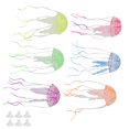 thumbnail image 1 of Artificial Jellyfish, Durable Fish  Decorations Artificial Glowing Jellyfish With Suction Cups For Fish  Aquarium For Decoration, 1 of 8