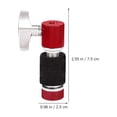 thumbnail image 3 of WASHWEPE Clutch Pedal Pad Drum Cymbal Pad Set Felt Red 1 Set, 3 of 8
