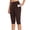 1#Knee Length Leggings for Women-Brown, variant on Meichang Capri Leggings for Women Knee Length Leggings High Waisted Yoga Workout Exercise Capris with Pockets Slim Fit Stretchy Running Cycling Leggings