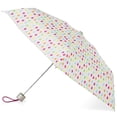 thumbnail image 1 of Totes Mini Manual Open Close Umbrella With Neverwet (White Rain, H32) - 8407, 1 of 2