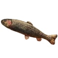 thumbnail image 1 of C-924 Black B Simulation Trout Fish Plush Toy 60Cm Cotton Material Soft Stuffed Animal Gift #82C32, 1 of 6