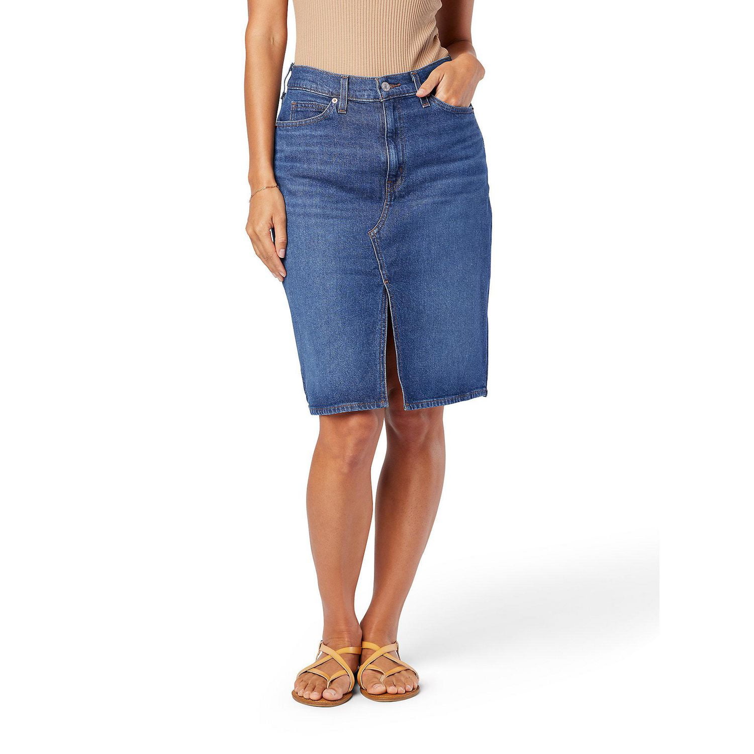 Levi Strauss SignatureMC Jupe midi d’époque pour femme