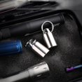 thumbnail image 3 of Tiny Titanium Keychain Pill Holder Case Waterproof Fob Travel Pocket Organizer, 3 of 9