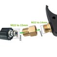 thumbnail image 3 of High Pressure 3000 PSI Cleaner 5 Sprayer Nozzles M22 Fittings Washer, 3 of 7