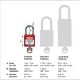 thumbnail image 3 of Brady 143162 Compact Safety Lock White, 3 of 4