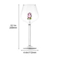 thumbnail image 4 of Gobelet à Vin Blanc Rose Adorable de Noël, Verre à Vin Rouge, Coffret Cadeau, 4 of 8