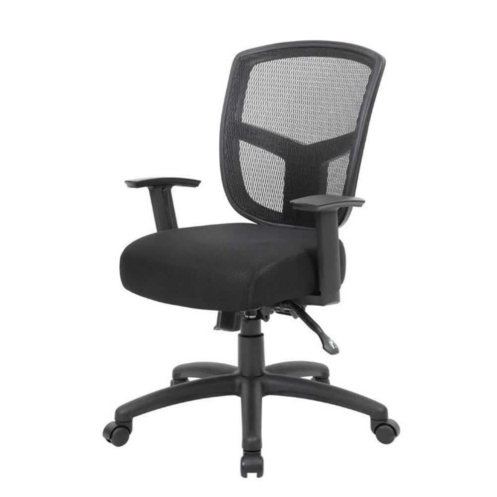 Boss Office Contract Mesh Task Chair in Black