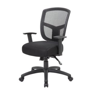 Boss Office Contract Mesh Task Chair in Black