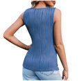 thumbnail image 2 of UPPADA Womens Tank Tops Summer Sleeveless Shirts Ladies Ribbed Wide Shoulder Straps Tees Racerback Tight Slim Fitted Workout Tank Tops Fitted Tops Racer Back Blouses,Deals of Today, 2 of 6