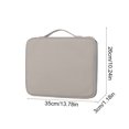 thumbnail image 3 of JilgTeok 2 Packs Sleeve Bag for 14in Tablet PC Laptop with Multi-layer Efficient Storage Compact Electronics Organizer Pouch for Business Travel Lightweight for Men and Women Clearance, 3 of 6