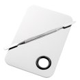thumbnail image 3 of Makeup Mixing Palette Stainless Steel Cosmetic Makeup Palette with Spatula, 3 of 10