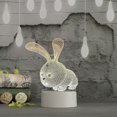 thumbnail image 1 of Agiferg 3D USB Acrylic Night Light LED Table Desk Bedroom Decor Gift Warm White Lamp, 1 of 2