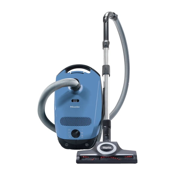 Miele Classic C1 Turbo Team Bagged Canister Vacuum, Tech Blue - Portable, Household - 41BAN044USA