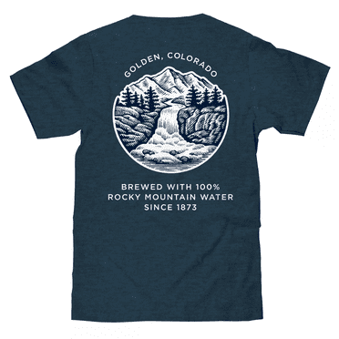 Coors 803958-M Coors Banquet Denim Colored T-Shirt - Medium