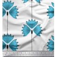 thumbnail image 1 of Soimoi Crepe Silk Fabric Artistic Floral Printed Fabric 1 Yard 42 Inch Wide, 1 of 3