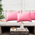 thumbnail image 3 of Waterproof Outdoor Pillow Cover 12x20 Inch Rectangle Watertight Patio Cushion Protector Modern Solid Color Furniture Decor Easy Clean, 3 of 7