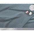 thumbnail image 3 of Soimoi Moss Georgette Fabric Leaves Small Print Fabric by The Yard 42 Inch Wide, 3 of 3