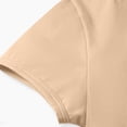 thumbnail image 4 of EGNMCR T-shirt Plissé à Manches Courtes et Col Rond Uni pour Enfants, Printemps et Été, Haut en polyester pour Enfants, 4 of 7